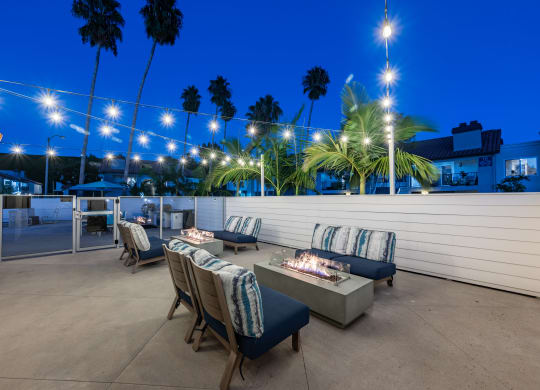 Swimming Pool BBQ at Laguna Gardens Apts., California