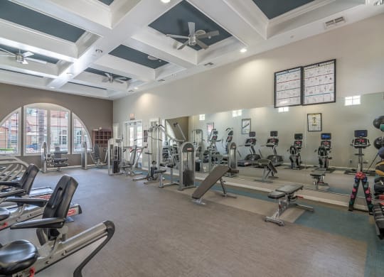 Fitness Center at Sonoma at Porter Ranch, California, 91326
