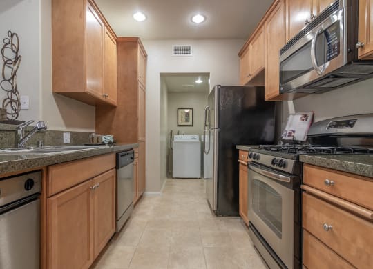 Fully Furnished Kitchen at Sonoma at Porter Ranch, Porter Ranch, CA