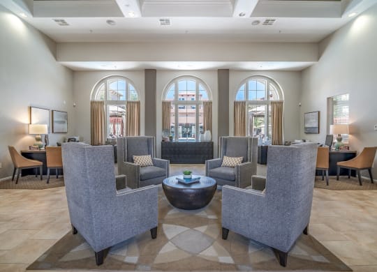 Lobby at Sonoma at Porter Ranch, Porter Ranch, CA