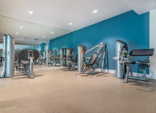 Fitness Center at Beverly Plaza Apartments, Long Beach, California