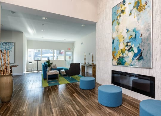 Social Niches at Beverly Plaza Apartments, Long Beach