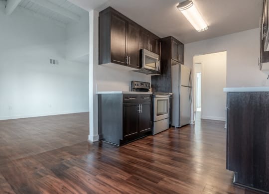 Kitchen Unit at Beverly Plaza Apartments, Long Beach, California