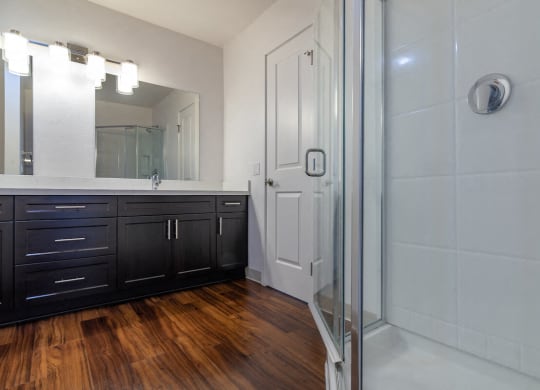 Vanity Lights at Beverly Plaza Apartments, California
