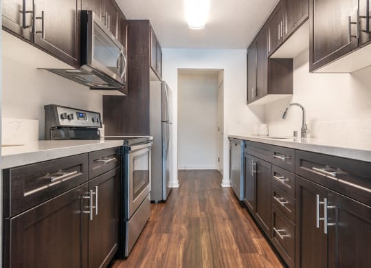 Spacious Kitchen at Beverly Plaza Apartments, Long Beach, CA, 90815