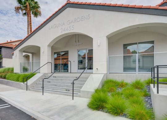 a picture of the front of the laguna gardens class a office building  at Laguna Gardens Apts., Laguna Niguel, CA, 92677