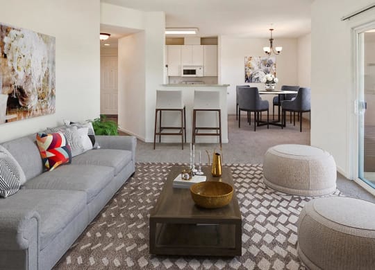 model living room image at Cornerstone at Gale Ranch Apartments, San Ramon, CA, 94582