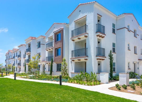 Building view exterior at Montecito Apartments at Carlsbad, Carlsbad, CA