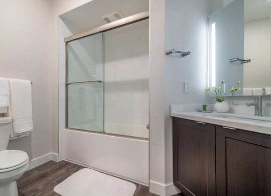 Bathroom at Montecito Apartments at Carlsbad, Carlsbad, California
