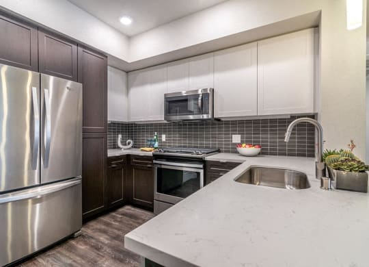 Kitchen at Montecito Apartments at Carlsbad, Carlsbad, CA, 92010