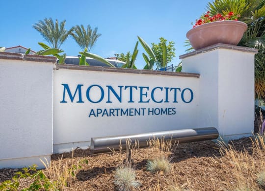 Sign at Montecito Apartments at Carlsbad, Carlsbad, CA, 92010