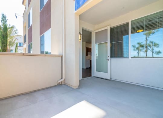 Balcony at Portola Senior Apartments, Carlsbad, CA