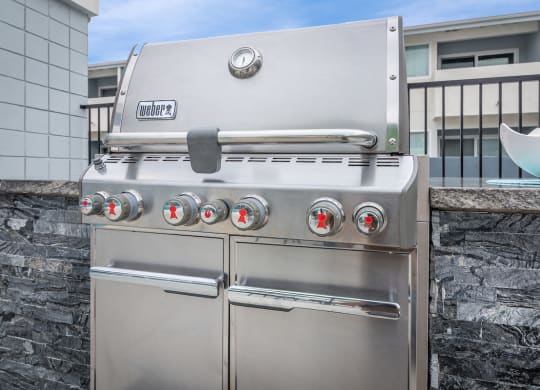 Barbecue And Grilling Station at Park Apartments, California