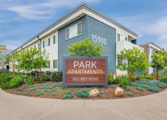 Property Signage at Park Apartments, California, 90650
