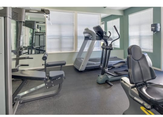 the apartments at masse corner 205 fitness room  at Seville at Gale Ranch, San Ramon, CA, 94582