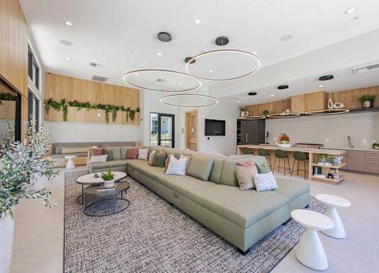 Modern clubhouse at The Overlook Santa Clarita, California