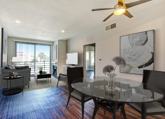 Living Room at 430 Kelton, Los Angeles, CA