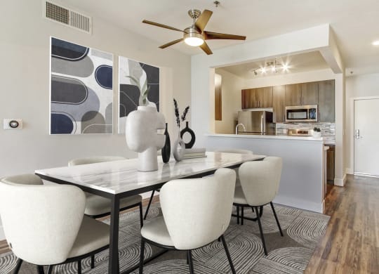 Dining Area at 430 Kelton, Los Angeles, 90024