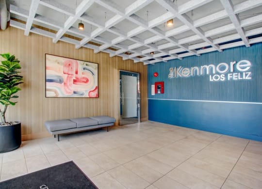 the lobby of klemmore los feliz at The Kenmore Los Feliz, Los Angeles, CA, 90027-4063