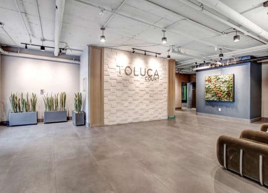 the lobby at the m on hennepin apartments in minneapolis, mn at Toluca Court, California, 91602