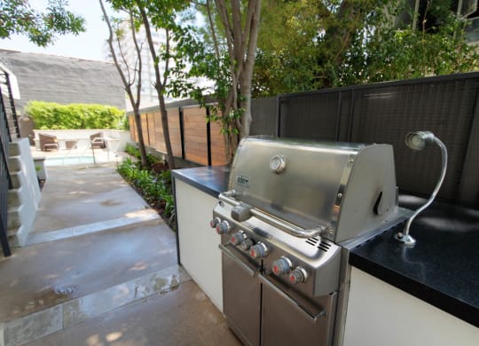Barbeque at 1022 Tiverton, Los Angeles