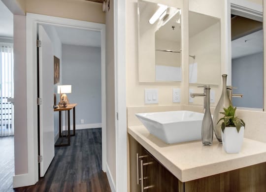 Luxurious Bathroom at 430 Kelton, Los Angeles