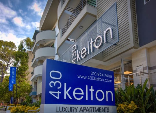 Elegant Exterior View Of Property at 430 Kelton, Los Angeles, 90024
