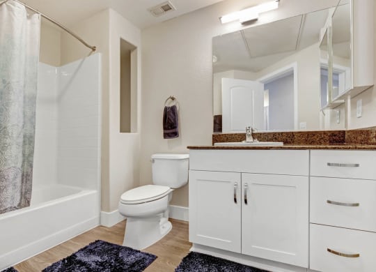 Bathroom at Apex Mission Valley, San Diego, CA, 92108