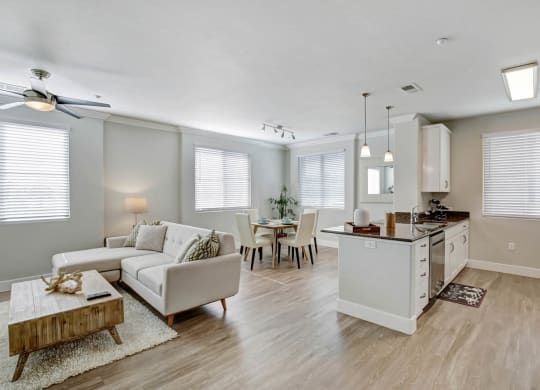 Engineered Wood Flooring at Apex Mission Valley, San Diego