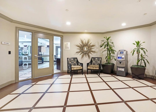 Lobby at Apex Mission Valley, San Diego, California