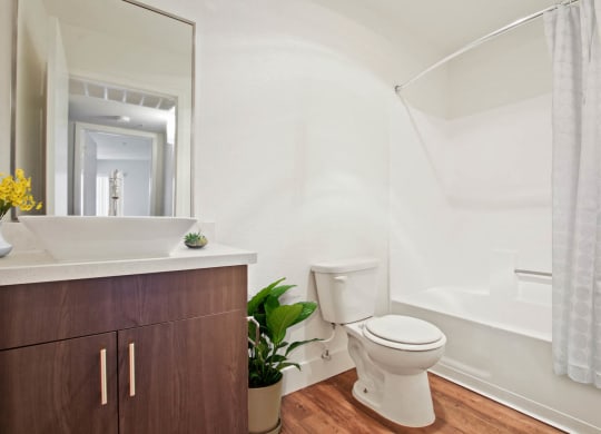 Bathroom at Atrium, Los Angeles
