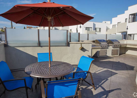 Outdoor Area at Atrium, Los Angeles, California