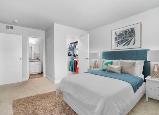 Large Bedroom at The Park Apartments, Rancho Cucamonga,California, 91730