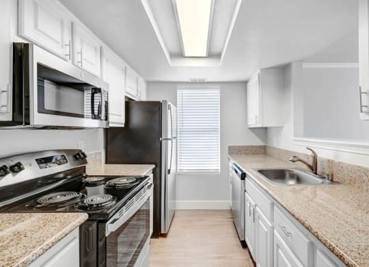Spacious Kitchen at The Park Apartments, Rancho Cucamonga,California, 91730