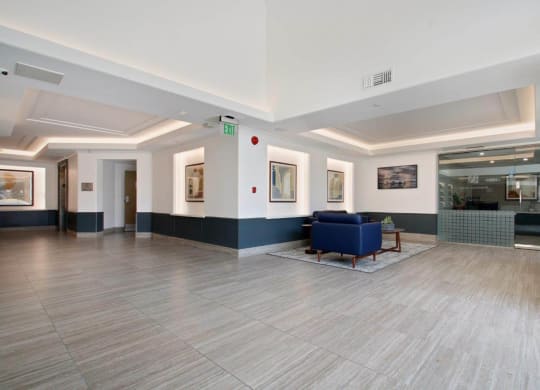 Lobby area at Burton, Los Angeles, 90048