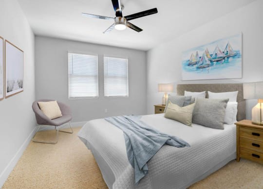 Lavish Bedroom at Canyon Crest, California