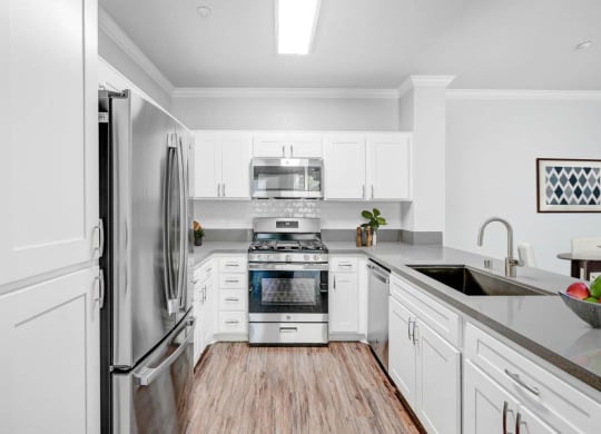 Fully Equipped Kitchen at Canyon Crest, Riverside, California