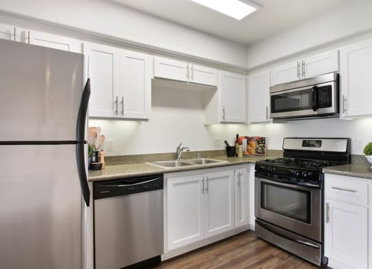 Kitchens With High-Quality Countertops at Madison Toluca, North Hollywood, CA