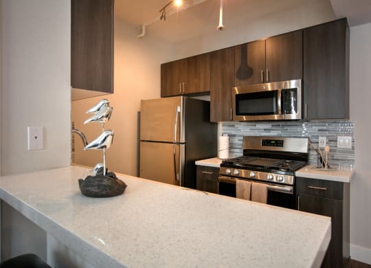 Kitchenat Midvale Apartments, Los Angeles, CA, 90024