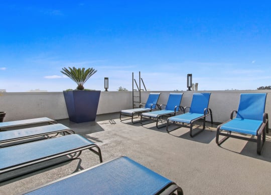 sundeck at Midvale Apartments, Los Angeles, 90024
