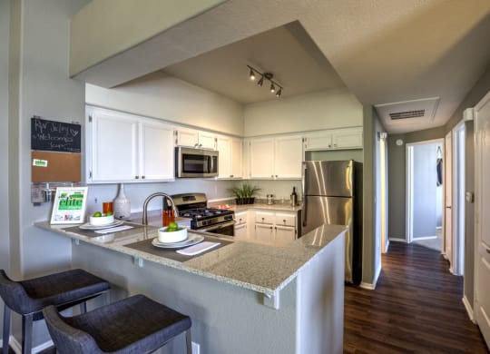 kitchen diningat Milan Apartment Townhomes, Nevada