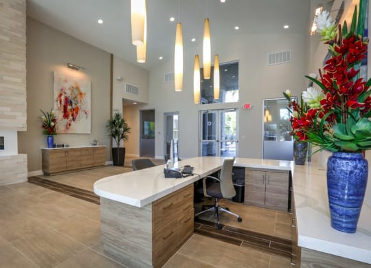 Living room at Milan Apartment Townhomes, Las Vegas, Nevada
