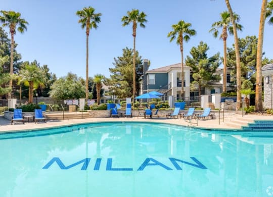 Swimming Pool at Milan Apartment Townhomes, Nevada, 89183