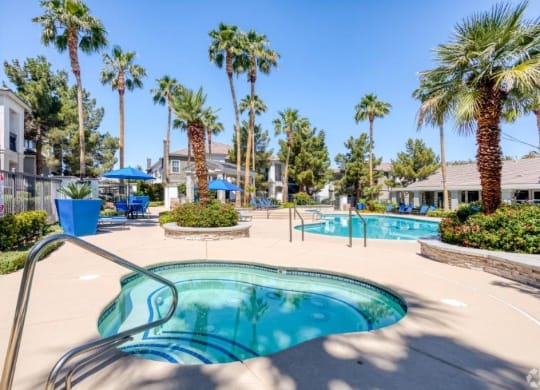 Pool at Milan Apartment Townhomes, Las Vegas, Nevada