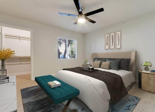 Private Master Bedroom at Rancho Serene, Las Vegas, NV