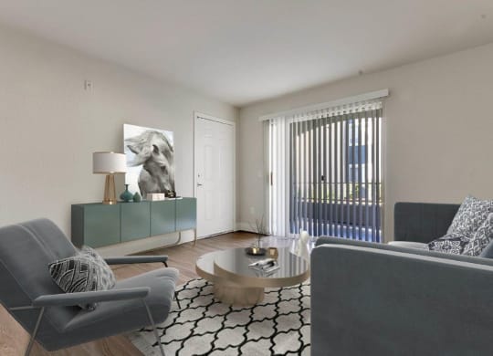Modern Living Room at Rancho Serene, Nevada