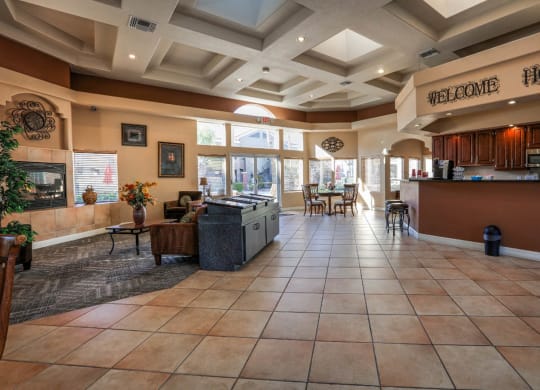 Clubhouse Lobby at Rancho Serene, Las Vegas