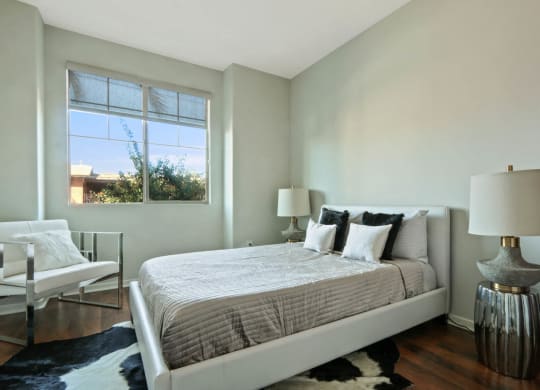 King Size Bedroom at The Adler Apartments, California