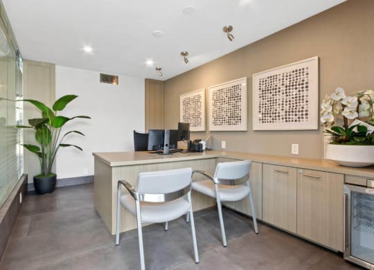 Leasing Office at Rochester Apartments, California, 90024