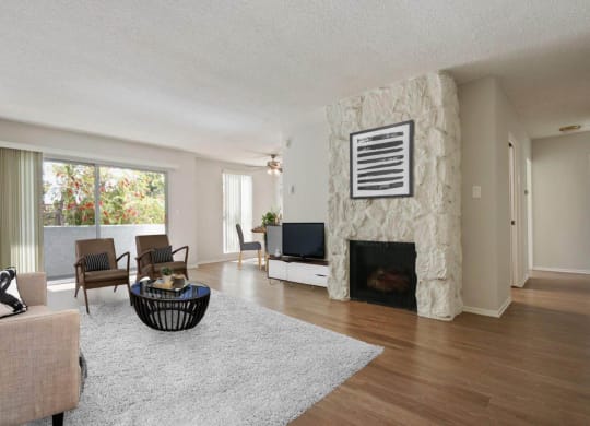 Interior at Rose Apartments, California